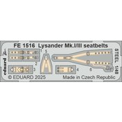 1:48 Lysander Mk.I/III seatbelts STEEL /AFX