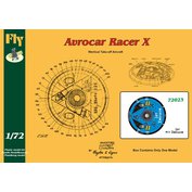 Fly 1:72 Avrocar Racer X No.11 Jet Zodiaco