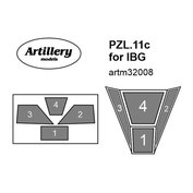 1:32 PZL.11c /IBG (Canopy mask)