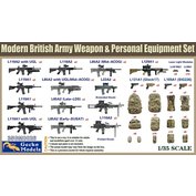 1:35 Modern British Army Weapon & Equipment Set