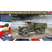 Gecko Models 1:35 WW II British Army Open Cab 30-cwt 4x2 GS Truck