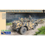 Gecko Models 1:35 German 4x4 7.5cm Pak 40 Anti-Tank Gun Tractor C8 (Beutewagen)