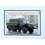 1:72 Armored Cab for URAL-4320 'Zvezda V' car