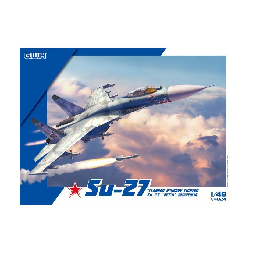 LNRL4824 1:48 Great Wall Hobby Su-27 Flanker B - Sprue Brothers