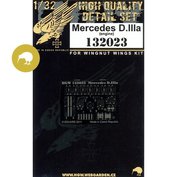 1:32 Mercedes D.IIIa detail set engine /WNW,ROD