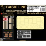 1:35 Nakajima B5N2 Kate (opened canopy) - Basic Line (laser) /Border Model