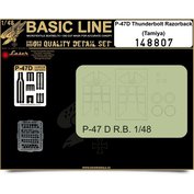 1:48 P-47D Thunderbolt Razorback - Basic Line /TAM