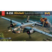 Hong Kong Models 1:32 B-25H Mitchell Gunships over CBI