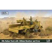 IBG Models 1:35 3Ro Italian Truck w/ 100mm Howitzer & Crew
