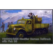 IBG Models 1:72 V3000S/SSM Maultier Germ.Halftrack w/ Flak 38