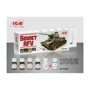 ICM Acrylic Paint Soviet AFV (6 x 12ml)