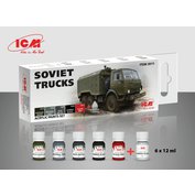 ICM Acrylic Paint Soviet trucks (6 x 12ml)