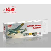 ICM Acrylic Paint WWII German aviation (6 x 12ml)