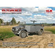 ICM 1:35 Kfz.70 w/ MG 34, German WWII Military Vehicle