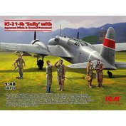 ICM 1:48 Ki-21-Ib Sally w/ Japan.Pilots&Ground Person.