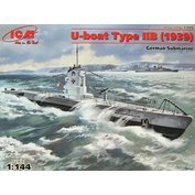 ICM 1:144 U-Boat Type IIB (1939)