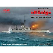 ICM 1:700 König WWI German Battleship