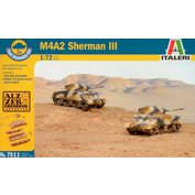 Italeri 1:72 M4A2 Sherman III (2x)