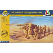 Italeri 1:72 8,8 cm Flak 37 AA gun with crew