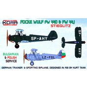 Kora models 1:72 Fw 44D & Fw 44J Bulgarian and Polish Service