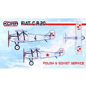 Kora models 1:72 Fiat C.R.20 Polish & Soviet Service