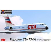 Kovozávody Prostějov 1:144 Tu-134A ČSA/Aviogenex