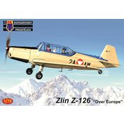 Kovozávody Prostějov 1:72 Zlin Z-126 „Over Europe“