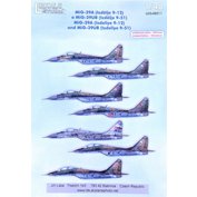 1:48 MiG-29A and MiG-29UB (8x camo)