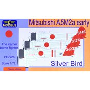 LF models 1:72 Mitsubishi A5M2a early Claude Silver Bird