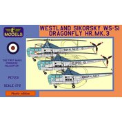 LF models 1:72 West.Sikorsky WS-51 Dragonfly HR.Mk.3 (3x c.)
