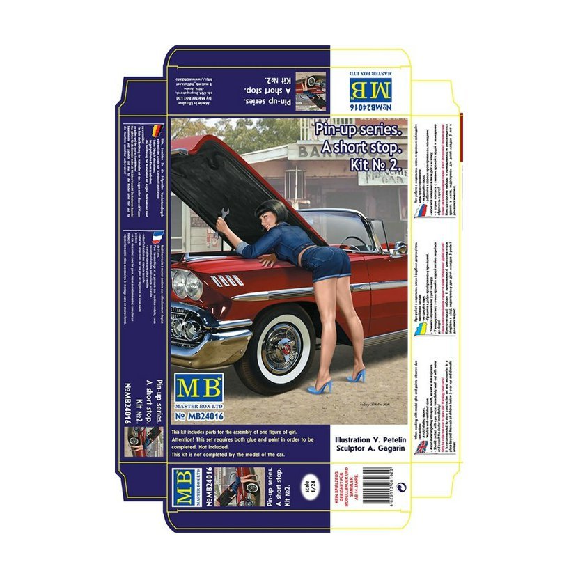 124 Pinup series 'A short stop', Kit No.2 Artur model centrum