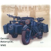 Master Box 1:35 German Motorcycle BMW R75, WWII