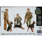 1:35 Dogs in service US Marine Corps WWII (6 fig.)