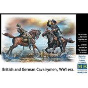 1:35 British & German Cavalrymen, WWI era (4 fig.)