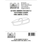 1:72 Shorts Tucano T.1 Vacuform canopy 2pcs. /AFX