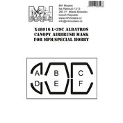 1:48 L-39C Albatros canopy airbrush mask /MPM,SPH