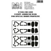 1:72 MD-500E Canopy Airbrush mask /SPH,PRF