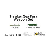 1:144 Hawker Sea Fury 'Weapon Set'