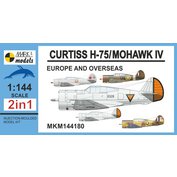 MARK I. Models 1:144 Curtiss H-751/H-75A-7/Mohawk IV ‘Europe and Overseas’ (2v1)