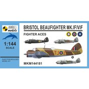 MARK I. Models 1:144 Bristol Beaufighter Mk.IF/VIF "Fighter Aces"