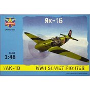 Modelsvit 1:48 YAK-1B WWII Soviet Fighter
