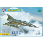 Modelsvit 1:72 Mirage IIIE (3x camo, 3 types fuel tanks, PE)