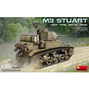 MiniArt 1:35 M3 Stuart Light Tank Initial Prod.