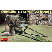 1:35 Farm Cart with Village Accessories