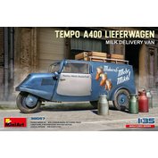 MiniArt 1:35 Tempo A400 Lieferwagen Milk Delivery Van