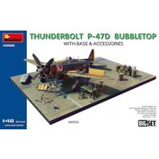 MiniArt 1:48 P-47D Bubbletop w/ Base&Accessories (BIG SET)