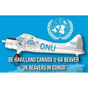 Miniwing 1:144 de Havilland Canada U-6A BEAVER "UN Beavers in Congo"