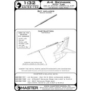 1:32 A-4 Skyhawk - vertical stabilizer Pitot Tube
