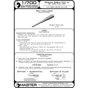 1:700 German 8,8cm/45 SK L/45 barrels (16 pcs.)