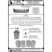 1:35 Early small (50 round) ammunition cans CLOSED